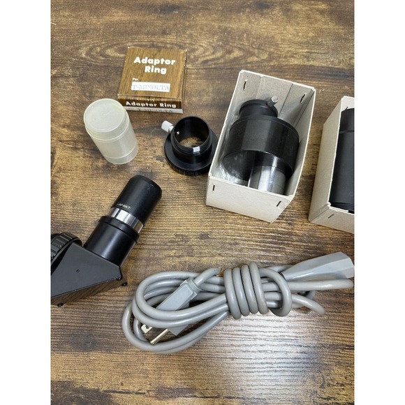 RARE Meade 1037 4" Astronomical Telescope With Manual, Attachments and Case USED - Picture 7 of 10